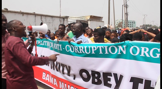 Day 5: More Anti-corruption CSOs join 'Bawa-Must-Go' protests as activists allegedly uncover EFCC's 'Counter-CSOs' plan