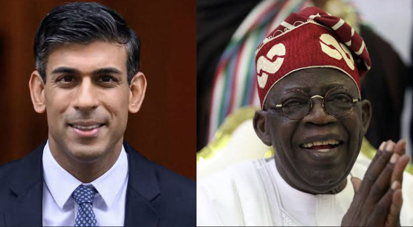 Sunak, UK PM, congratulates Tinubu