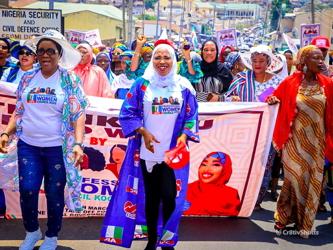 Thousands of Kogi Central women stage Thank You Walk, commend peaceful elections