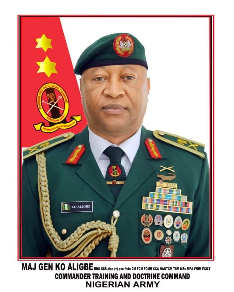 Military: Strides of Major General Kevin Aligbe When He Took Command of TRADOC Nigerian Army