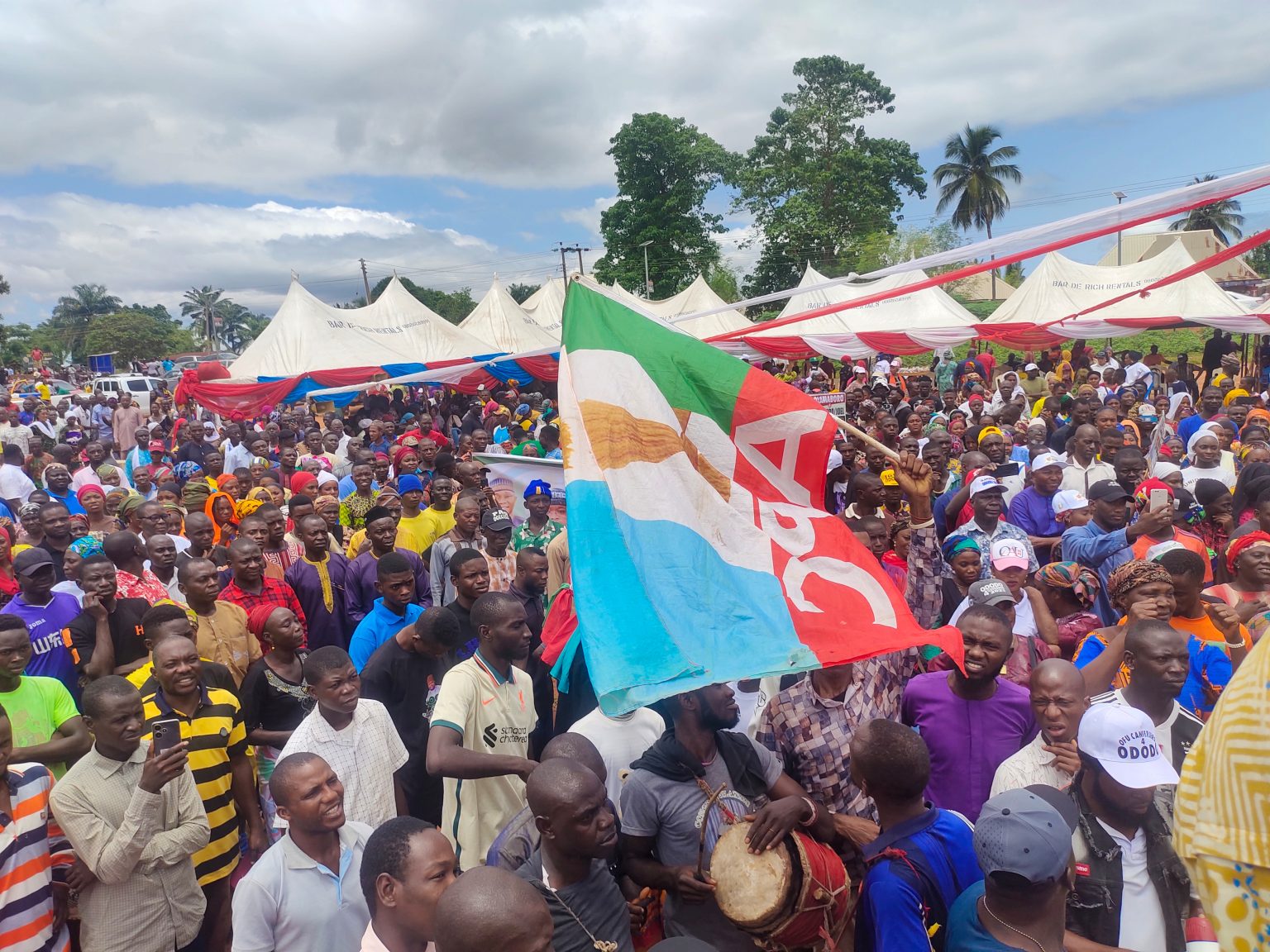 Kogi guber poll:Mopamuro, Kogi West, locked down, as APC supporters storm streets for Ododo