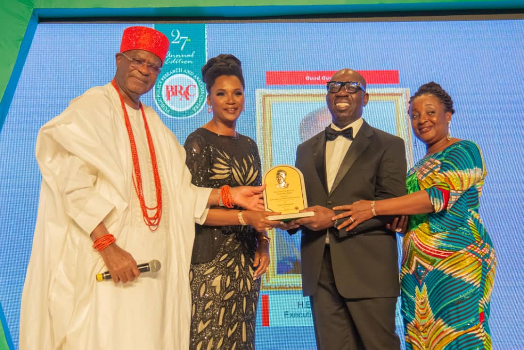 Gov. Obaseki Honoured with Zik Leadership Award for Good Governance