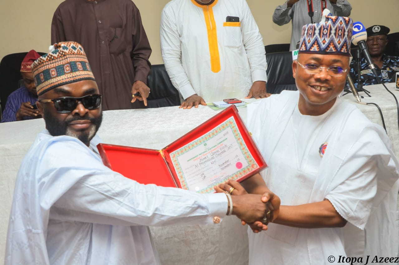 Latest: INEC Presents Certificates of Return to Ododo, Deputy