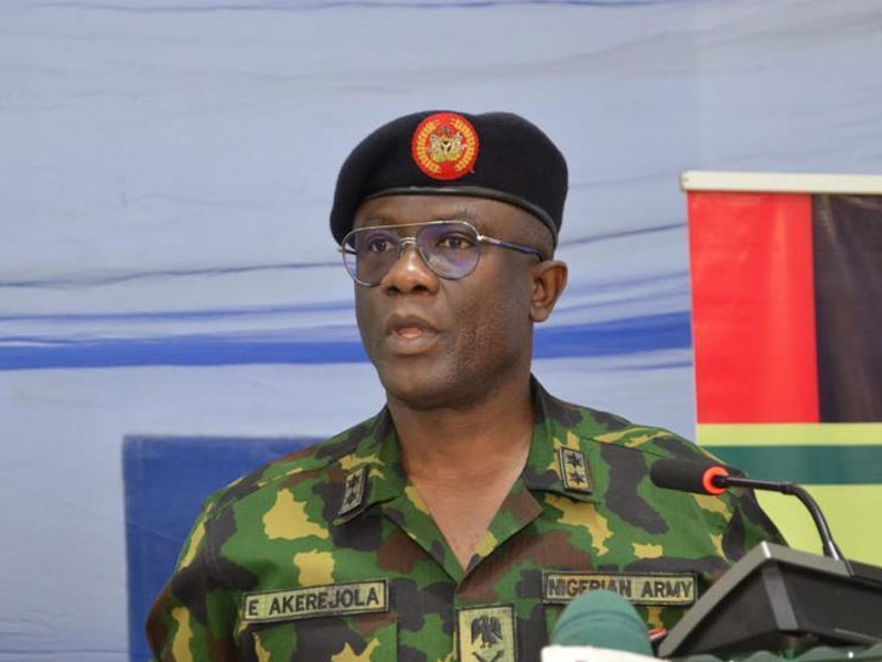 Army Debunks Mischievous, Smear Campaign against the Chief of Logistics, Major General Erema Akerejola